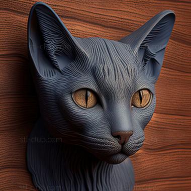 3D model st Korat cat (STL)